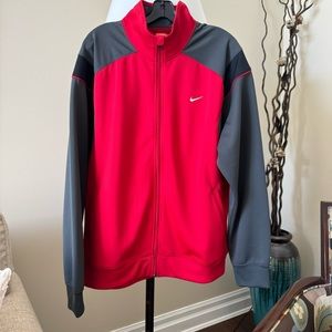 Men’s Vintage Y2K Nike Track Jacket Red Size XL